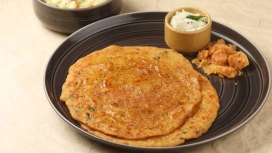 Adai dosa recipe South Indian breakfast protein rich dosa healthy dosa recipe Indian breakfast ideas lentil dosa recipe high protein vegetarian breakfast Tamil Nadu recipes traditional dosa recipe mixed dal dosa easy