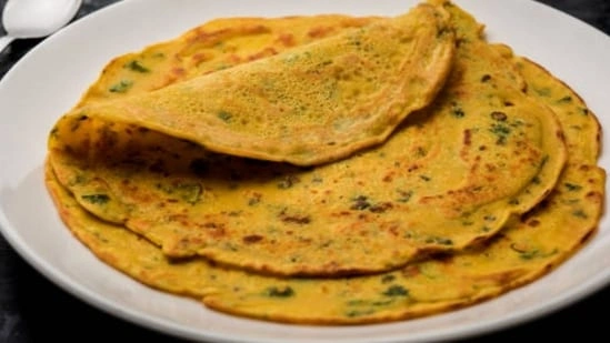 chana dal cheela recipe high protein breakfast Indian breakfast recipe healthy breakfast ideas protein rich vegetarian breakfast chana dal recipe Indian savoury pancake healthy Indian breakfast chana dal benefits