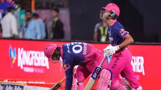 RR vs PBKS IPL 2026 Rajasthan Royals vs Punjab Kings Yashasvi Jaiswal innings Vaibhav Sooryavanshi performance IPL match highlights RR chase 223 IPL powerplay blitz IPL 2026 match report Rajasthan Royals