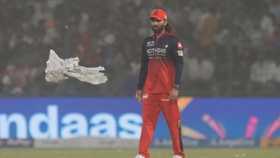 Rajat Patidar RCB vs Delhi Capitals IPL 2026 RCB win Delhi Capitals collapse IPL match report RCB bowling performance Delhi Capitals score 75 IPL news 2026 Virat Kohli innings Devdutt Padikkal batting IPL