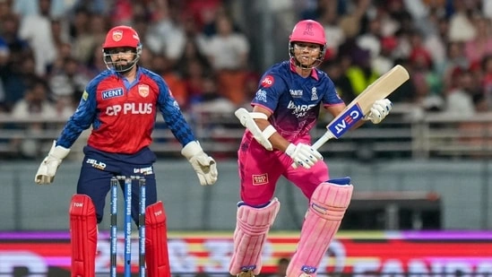 Yashasvi Jaiswal innings Rajasthan Royals vs Punjab Kings IPL 2026 match IPL chase 223 Rajasthan Royals win