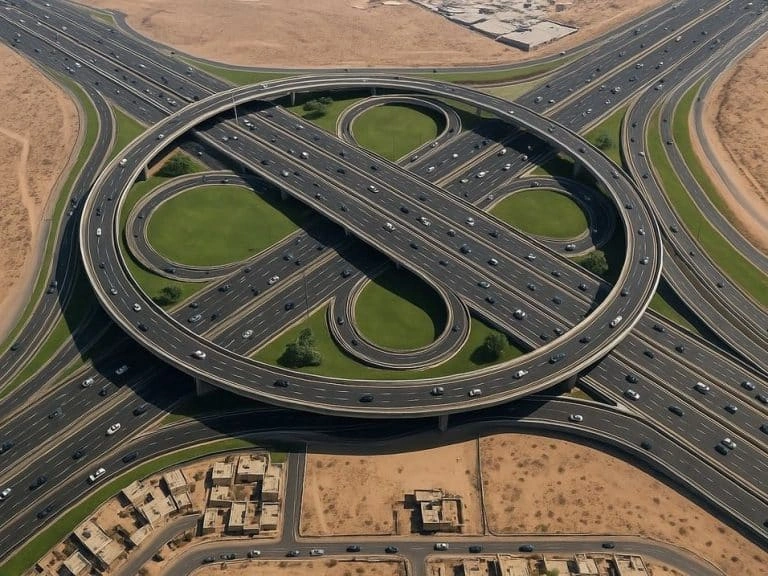 UAE new highway Dubai Sharjah Ajman road project UAE transport infrastructure Dubai Sharjah commute UAE highway expansion UAE road development Dubai Sharjah Ajman connectivity UAE traffic improvement