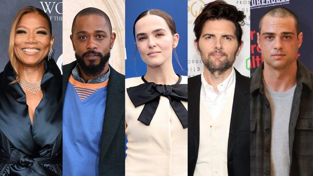 James Cameron CinemaCon 2026 Big Screen Achievement Awards CinemaCon honorees 2026 Queen Latifah award CinemaCon LaKeith Stanfield Star of the Year Zoey Deutch