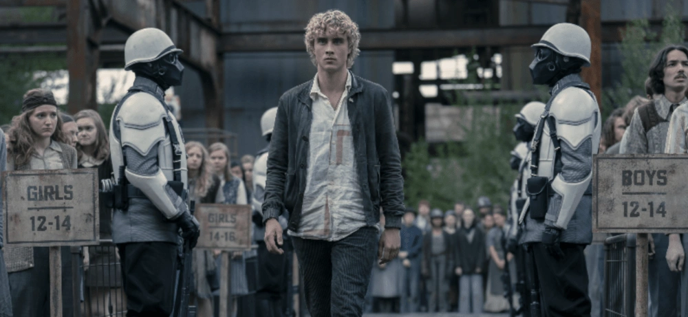 Hunger Games Sunrise on the Reaping trailer Haymitch Abernathy movie Joseph Zada Hunger Games cast Ralph Fiennes President Snow Hunger Games prequel film Hunger Games 50th games Sunrise on the