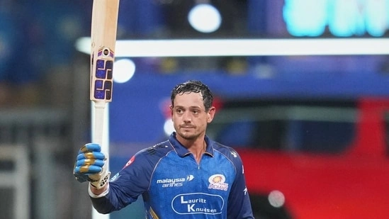 Quinton de Kock century IPL 2026 Mumbai Indians match Quinton de Kock 112 runs IPL De Kock vs MS Dhoni record IPL wicketkeeper records IPL Mumbai Indians vs Punjab Kings IPL 2026 Rohit Sharma injury