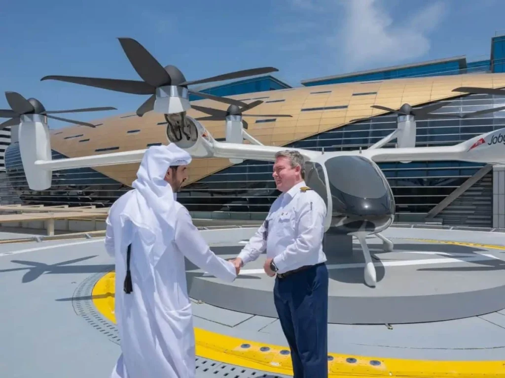Dubai flying taxi flying taxi Dubai vertiport Dubai air taxi UAE Dubai air mobility Joby Aviation Dubai Dubai vertiport DXB Dubai transport innovation UAE flying taxi station Dubai future transport UAE urban air