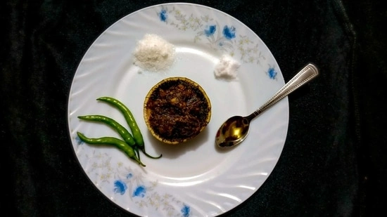 four seed chutney recipe omega 3 chutney healthy chutney recipe flaxseed chutney sesame seed chutney niger seed chutney indian chutney recipe healthy indian recipes omega 3 foods natural nutrition chutney