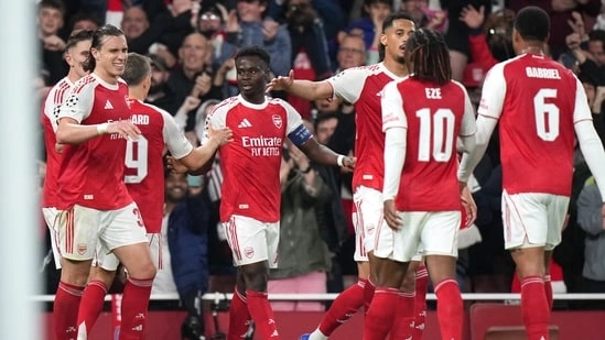 Arsenal Champions League final Bukayo Saka goal Arsenal vs Atletico Madrid Champions League semi final