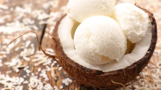 tender coconut ice cream recipe no churn ice cream healthy dessert summer coconut