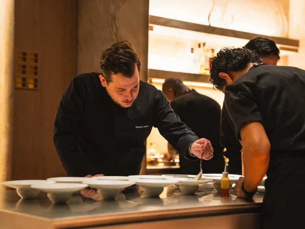 Dubai cuisine tasting menu Moonrise Dubai street food fine dining Dubai shawarma